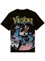 Marvel Venom Lethal Protector Comic Cover Unisex Short Sleeve Graphic T-Shirt Exclusivité Games Zone